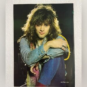 Vintage Jon Bon Jovi pinup